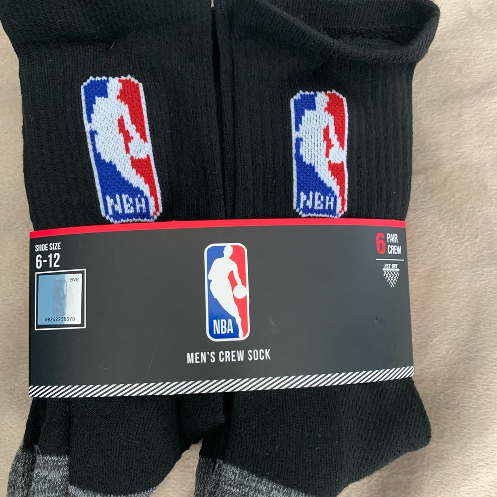 2 Pairs of NBA socks